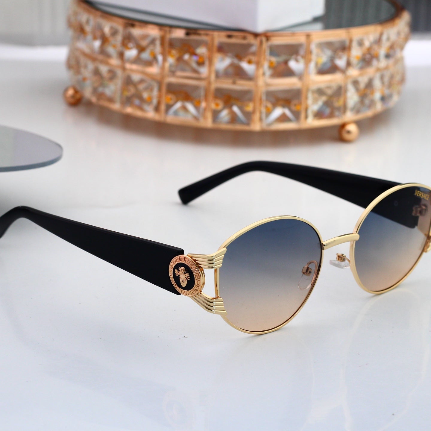 7 colors New hot HD lenses Full frame Sunglasses 08141