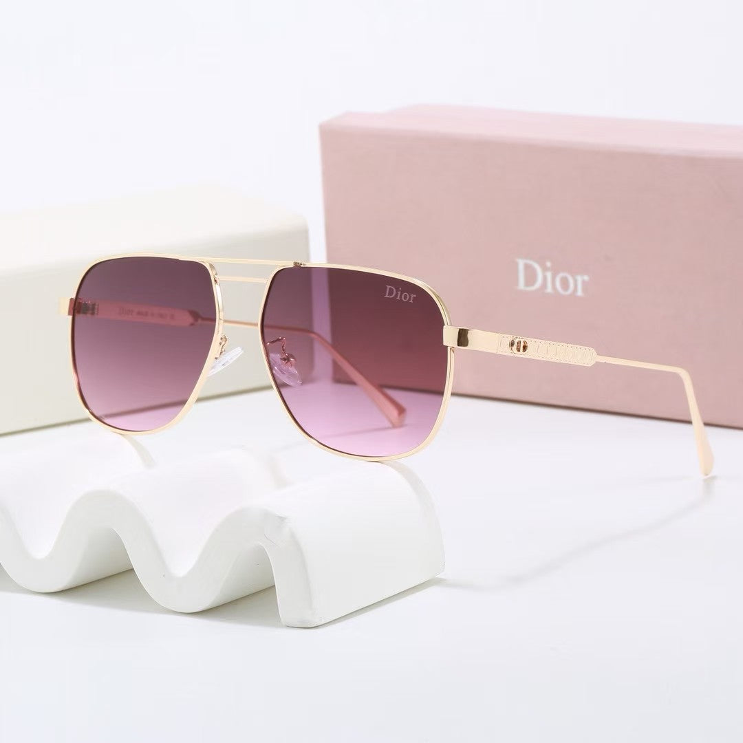 5 colours High-definition lens metal full-frame sunglasses