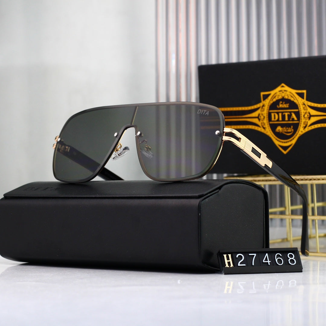 6 colors New hot HD lenses No borders design sunglasses 27468