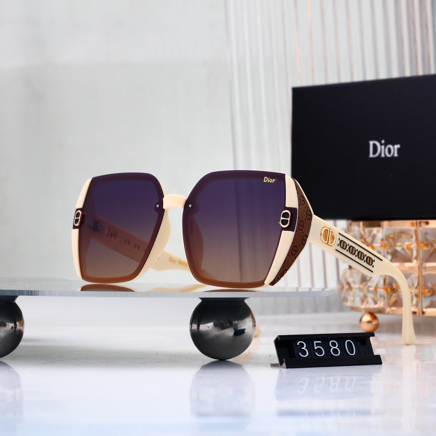 5 colors New hot HD lenses Full frame design sunglasses 3480