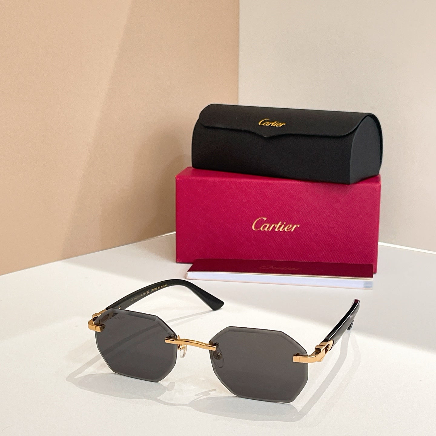15 colors New hot HD lenses Frameless Sunglasses 0439S