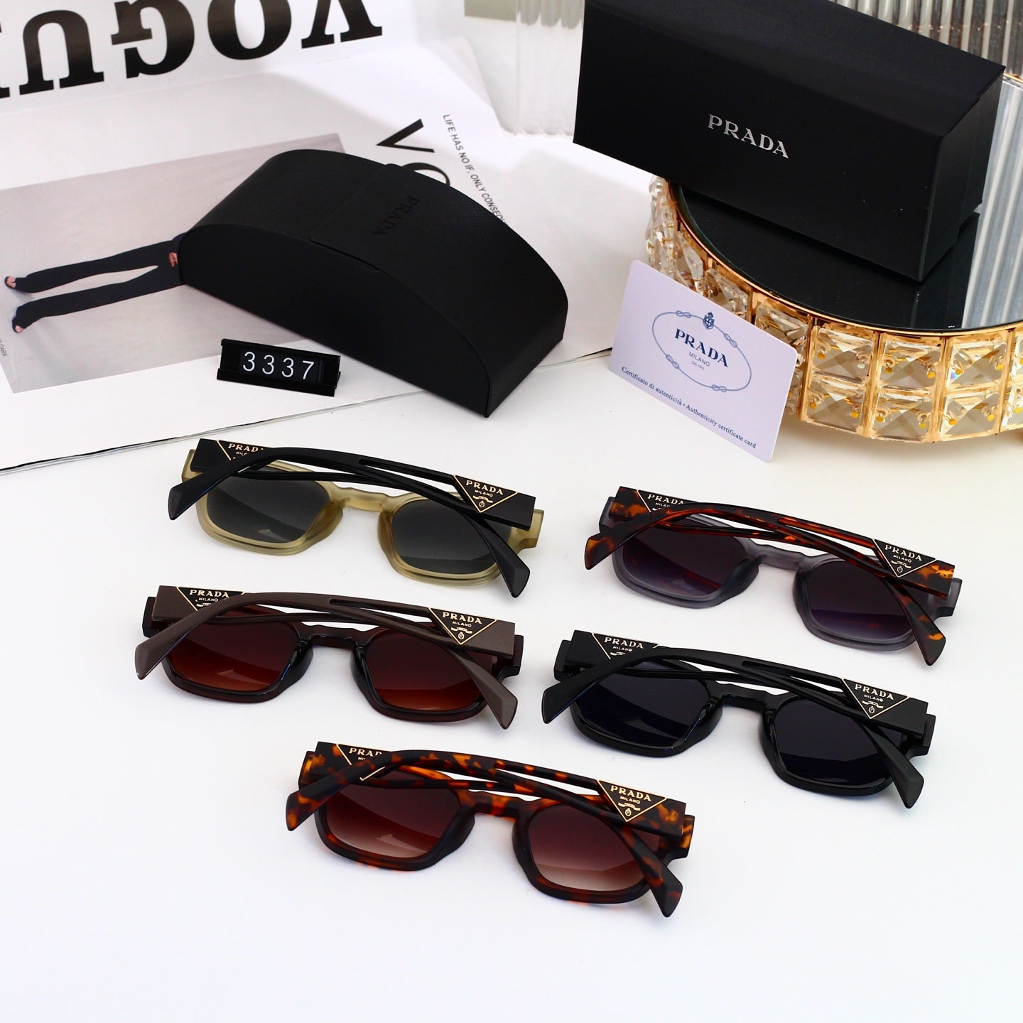 5 colors of fashionable and popular sunglasses 3337