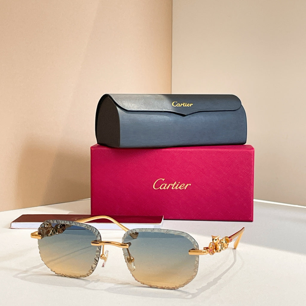 (High Version) 8 Colors New HD Photochromic Rimless Sunglasses 18220