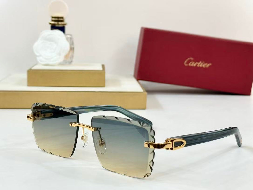 8 colors New hot HD lenses Frameless Sunglasses