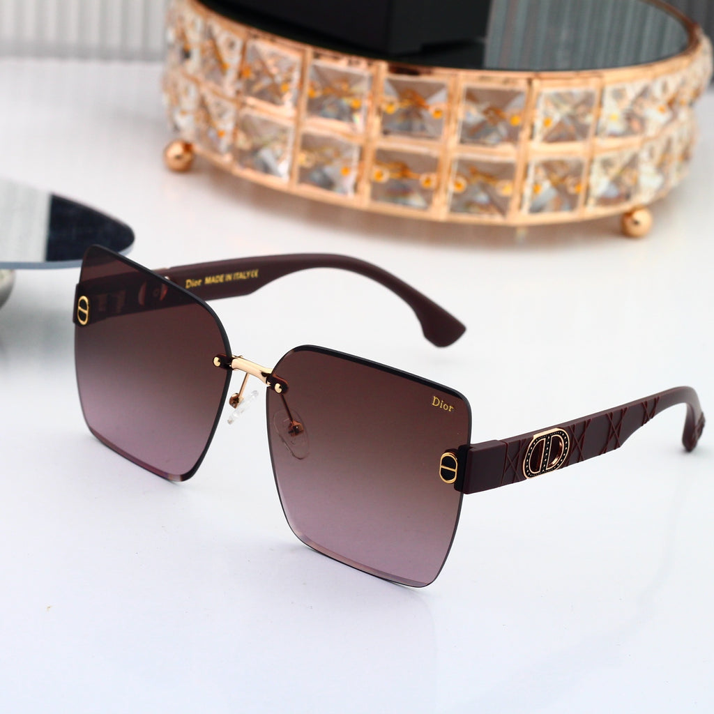 6 colors New hot HD lenses No borders design sunglasses 6504