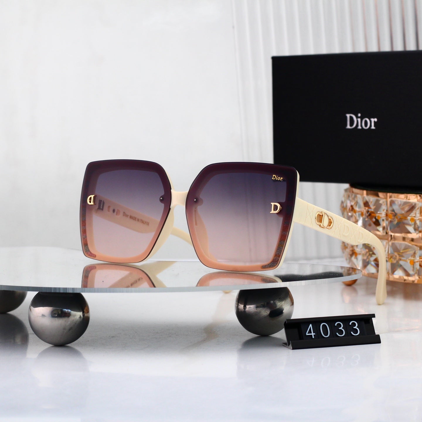 4 colors New hot HD lenses Full frame design sunglasses 4033