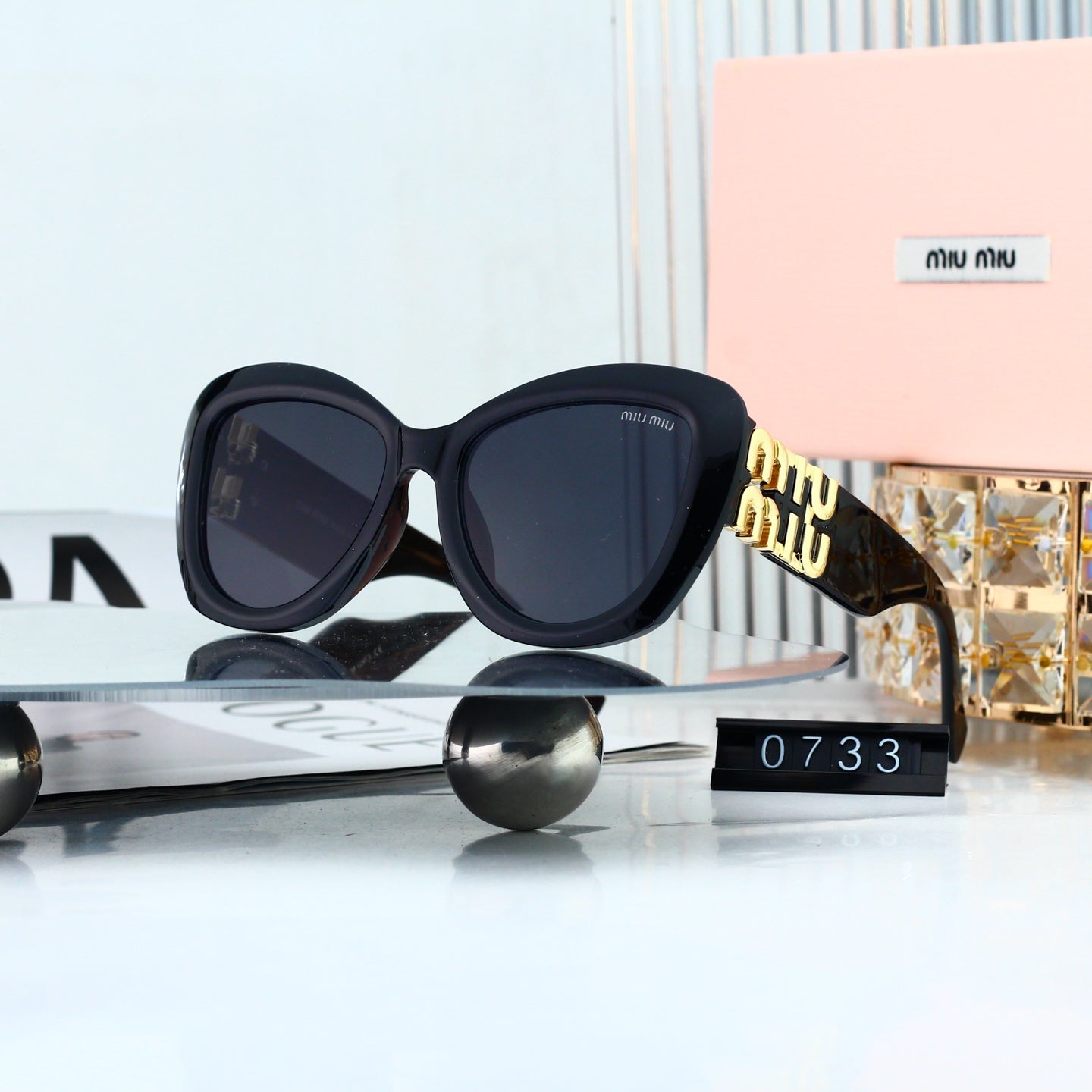 Fashion hot 7 color sunglasses 0733