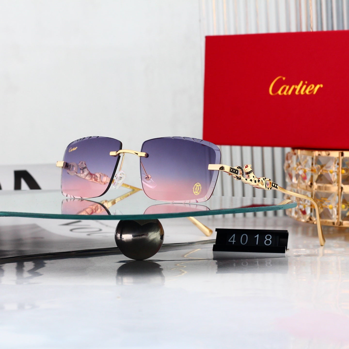 Fashion hot 6 color sunglasses 4018