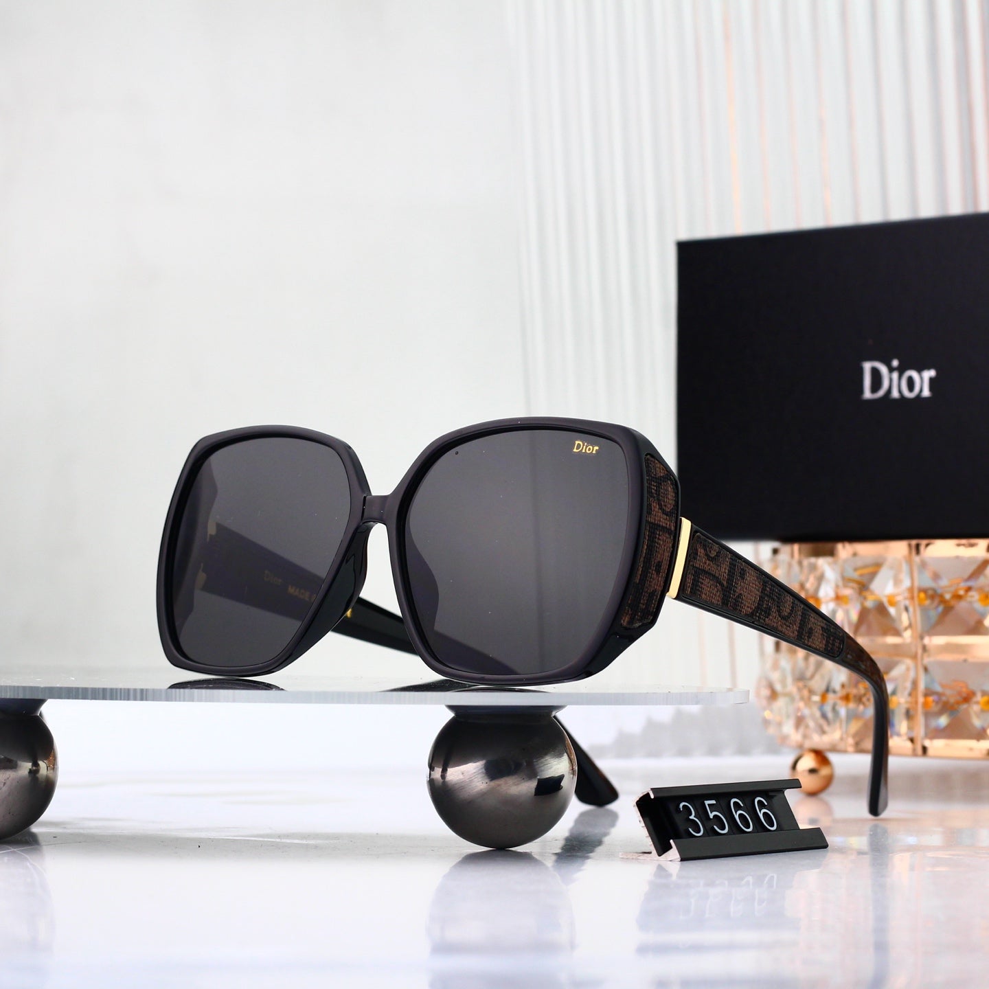 5 colors New hot HD lenses Full frame design sunglasses 3566