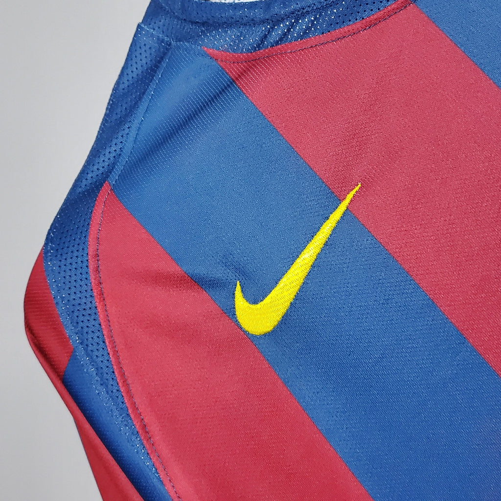 Barcelona Retro UEFA Champions League Home Jersey 2006