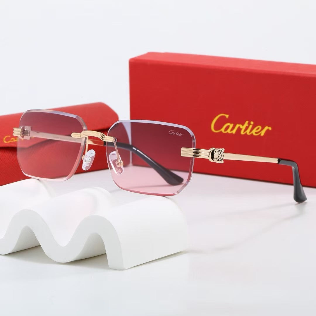 6 colors New hot HD lenses Frameless Sunglasses