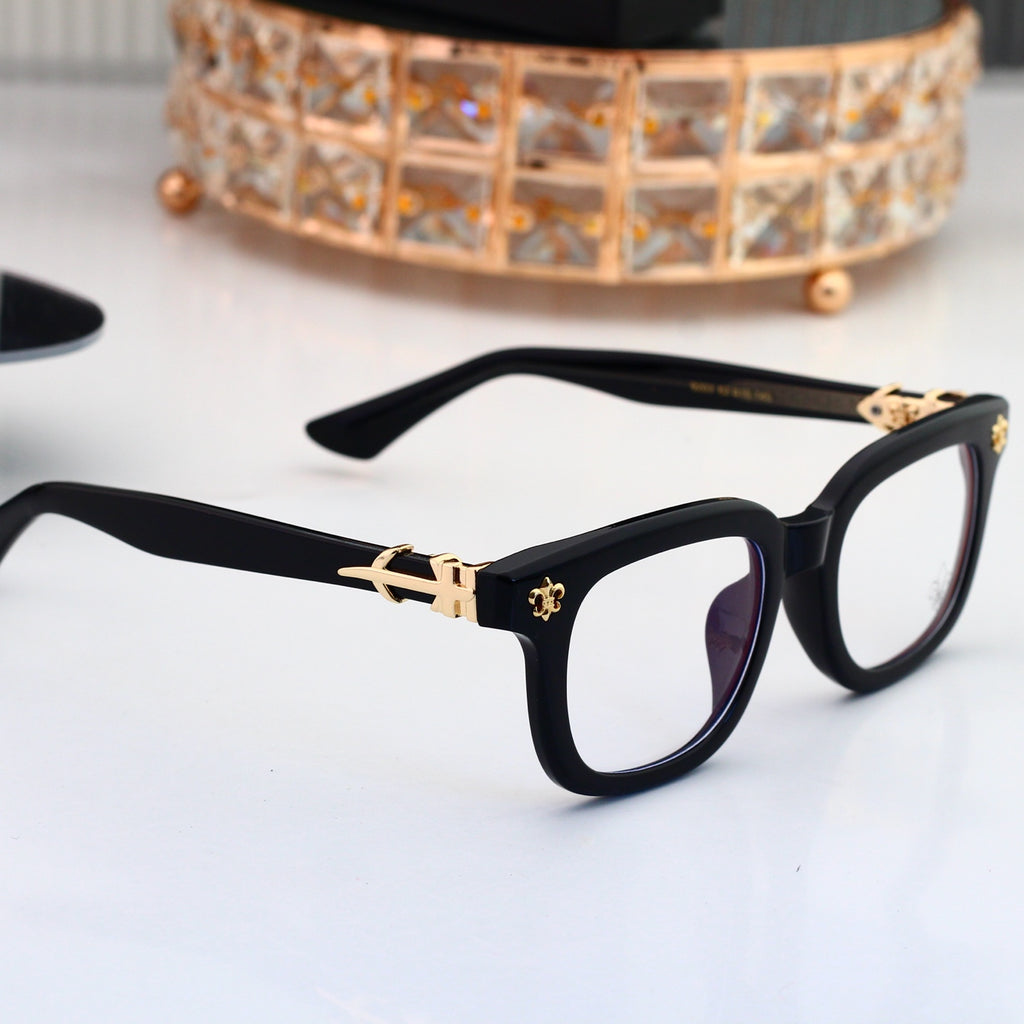 Fashion 6 Color Plain Glasses 0204