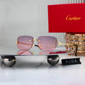 7 colors New hot HD lenses Frameless Sunglasses 4004