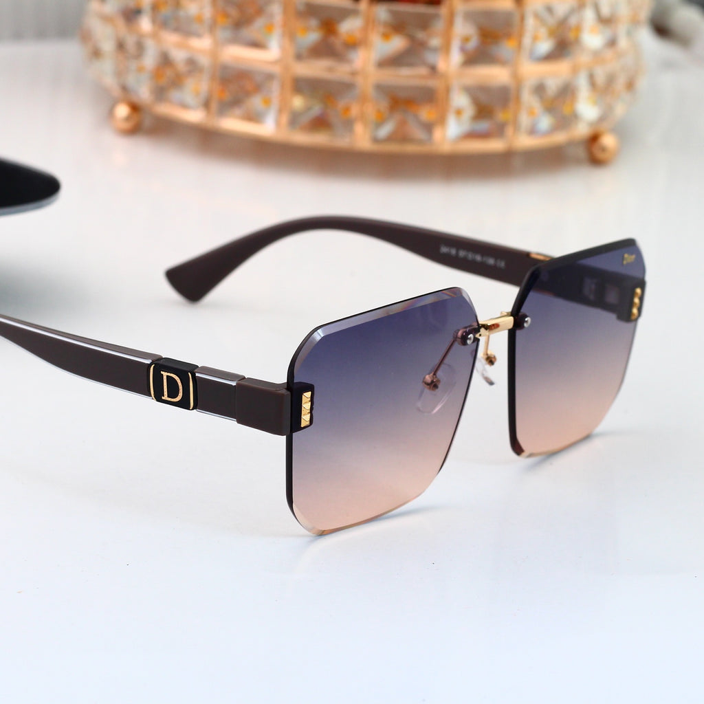 6 colors New hot HD lenses No borders design sunglasses 3419