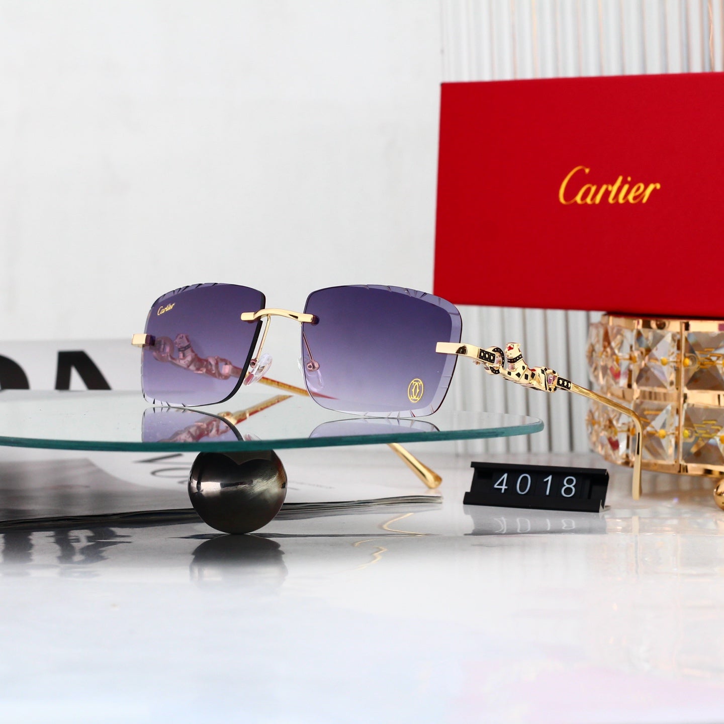 Fashion hot 6 color sunglasses 4018