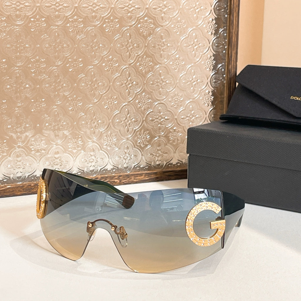 7 colors New hot HD lenses Frameless design sunglasses 2298