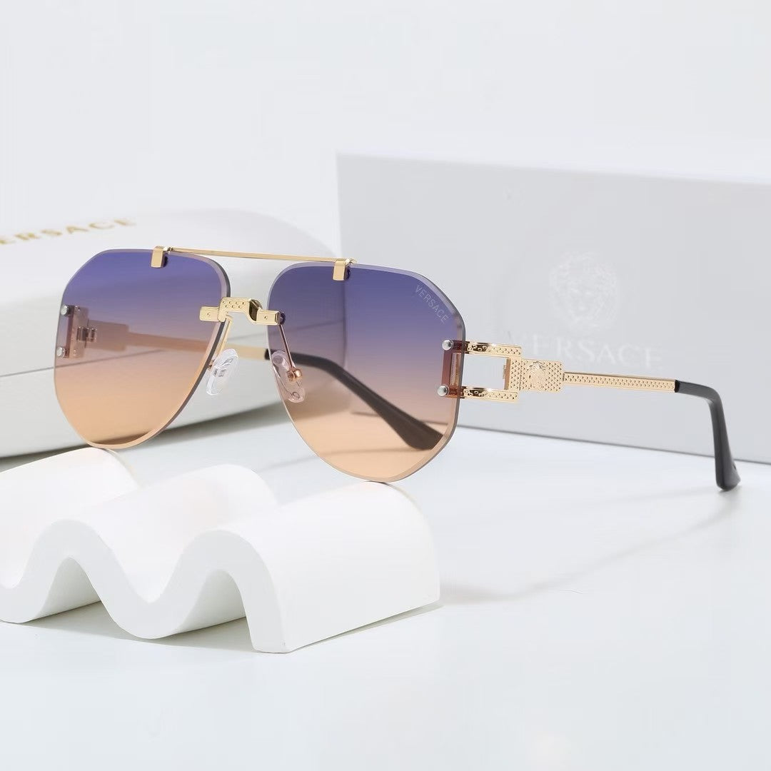 7 colors New hot HD lenses No borders design sunglasses P25232528