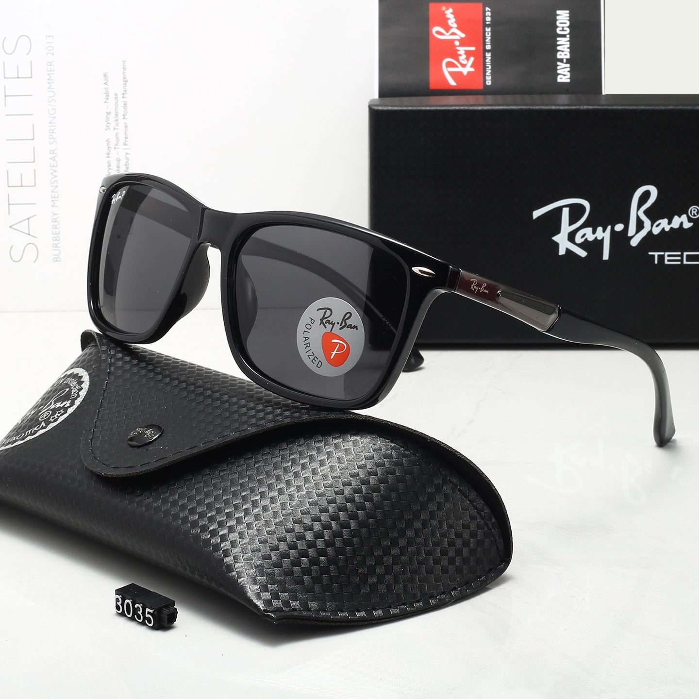 5 colors new hot full flarm sunglasses 3035