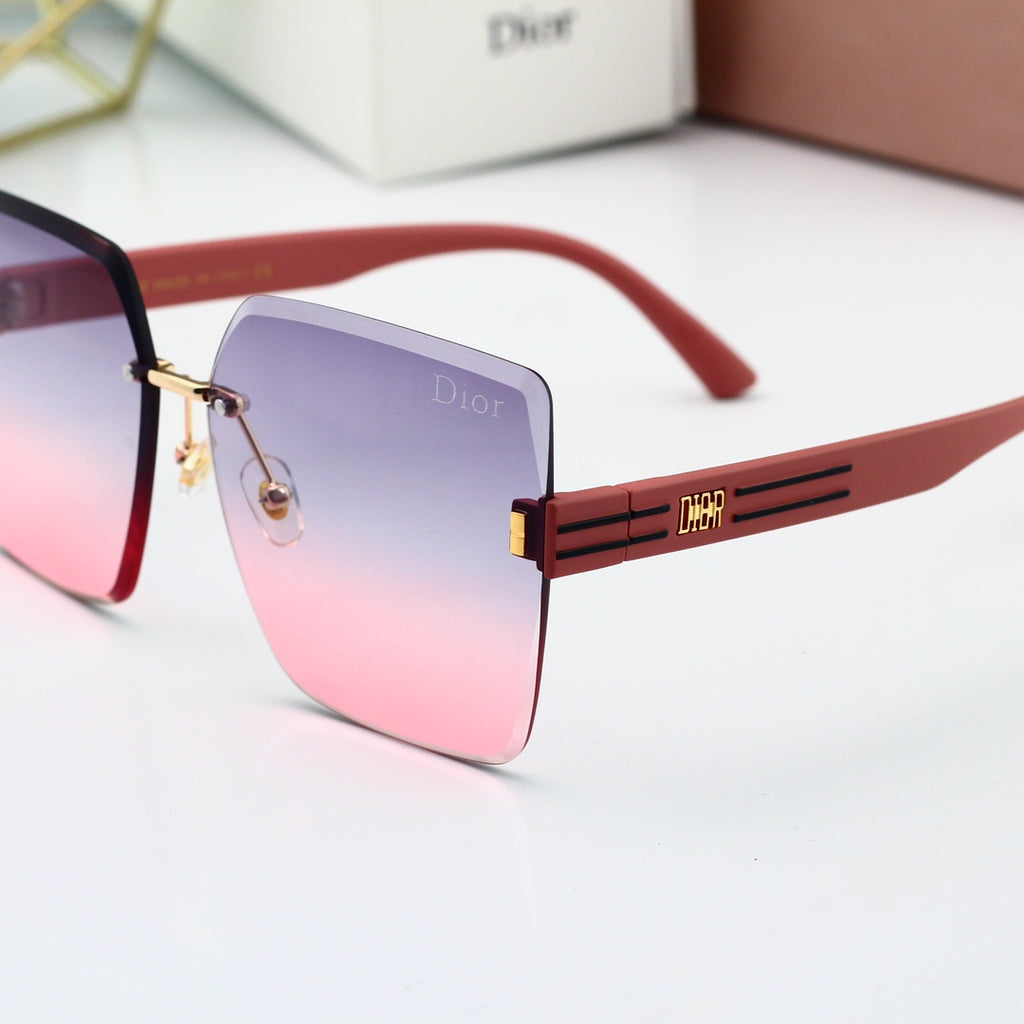 6 colors New hot HD lenses No borders design sunglasses 2507