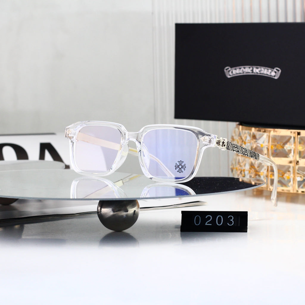 Fashion 4 Color Plain Glasses 0203