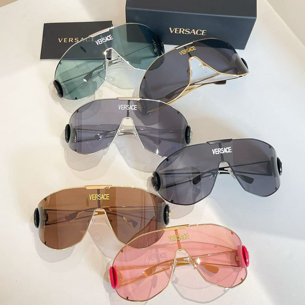 6 colors popular high-definition one-piece sunglasses