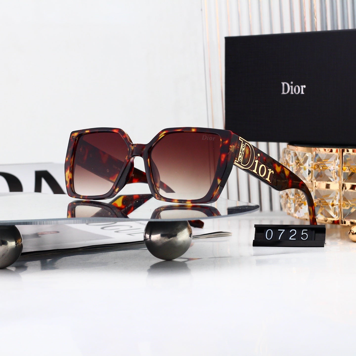 Fashion hot 7 color sunglasses 0725
