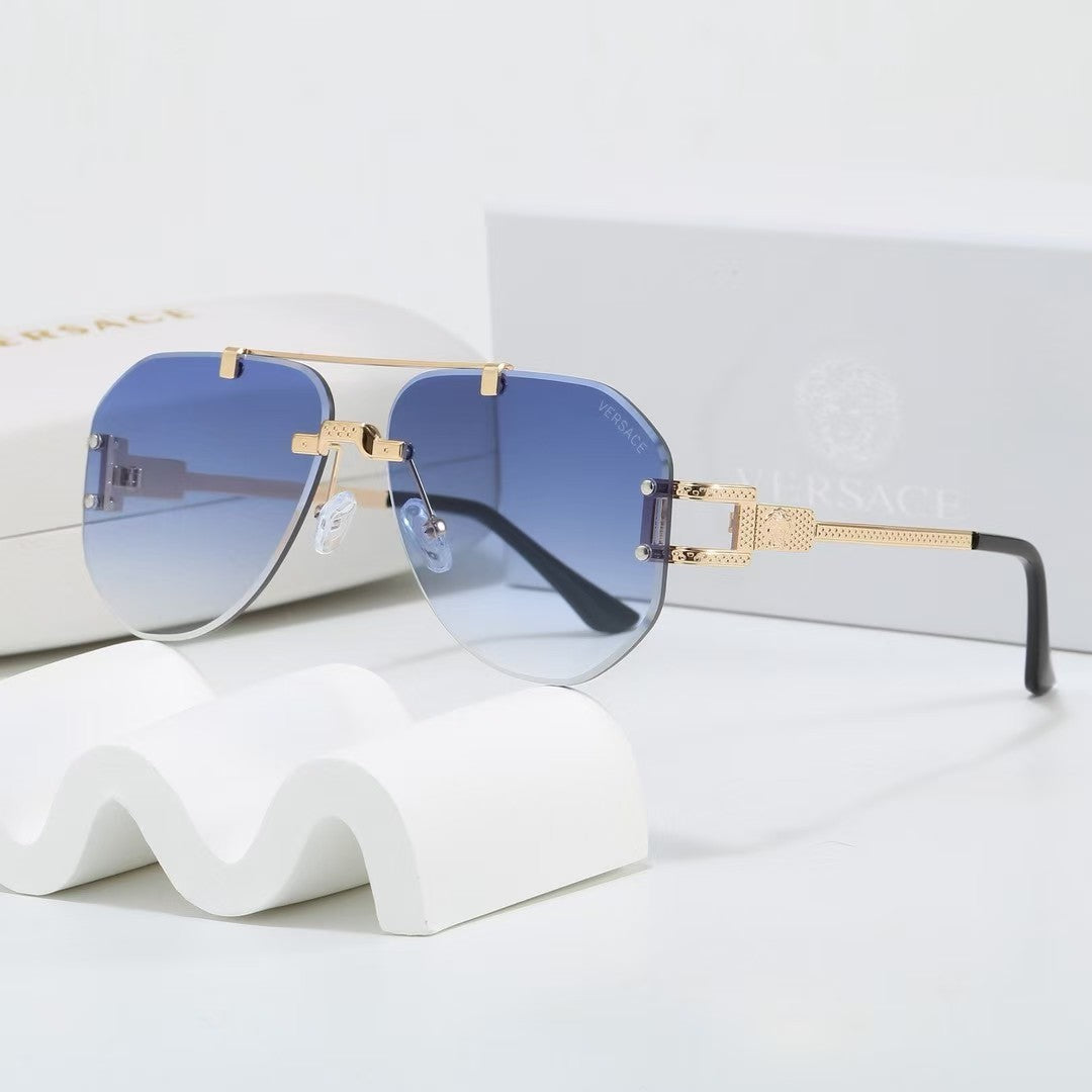 7 colors New hot HD lenses No borders design sunglasses P25232528