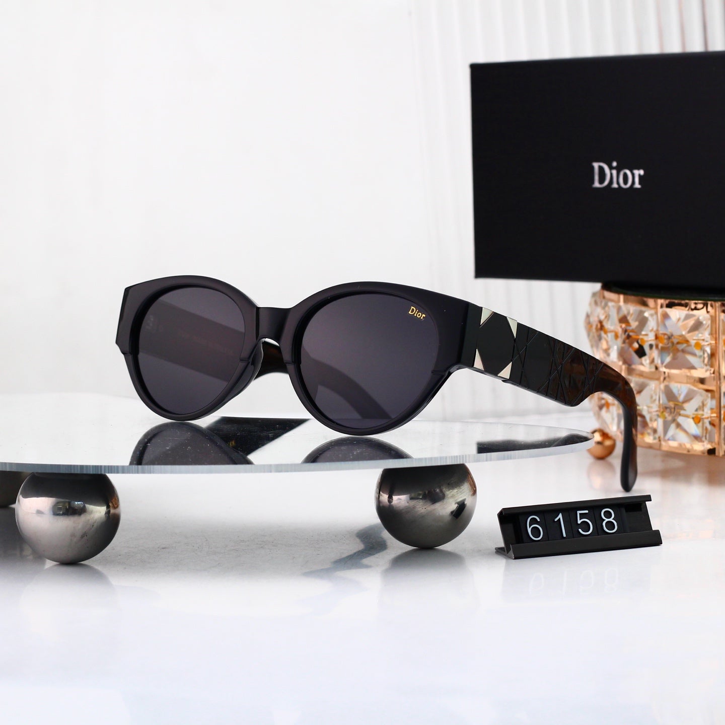 5 colors New hot HD lenses Full frame design sunglasses 6158