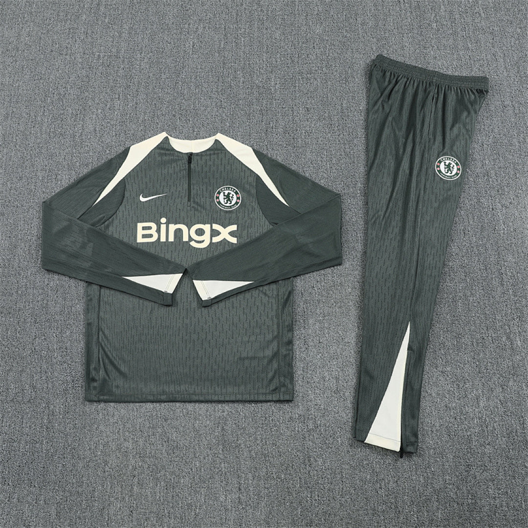 Chelsea Pre-Match Green II Tracksuit 25/26