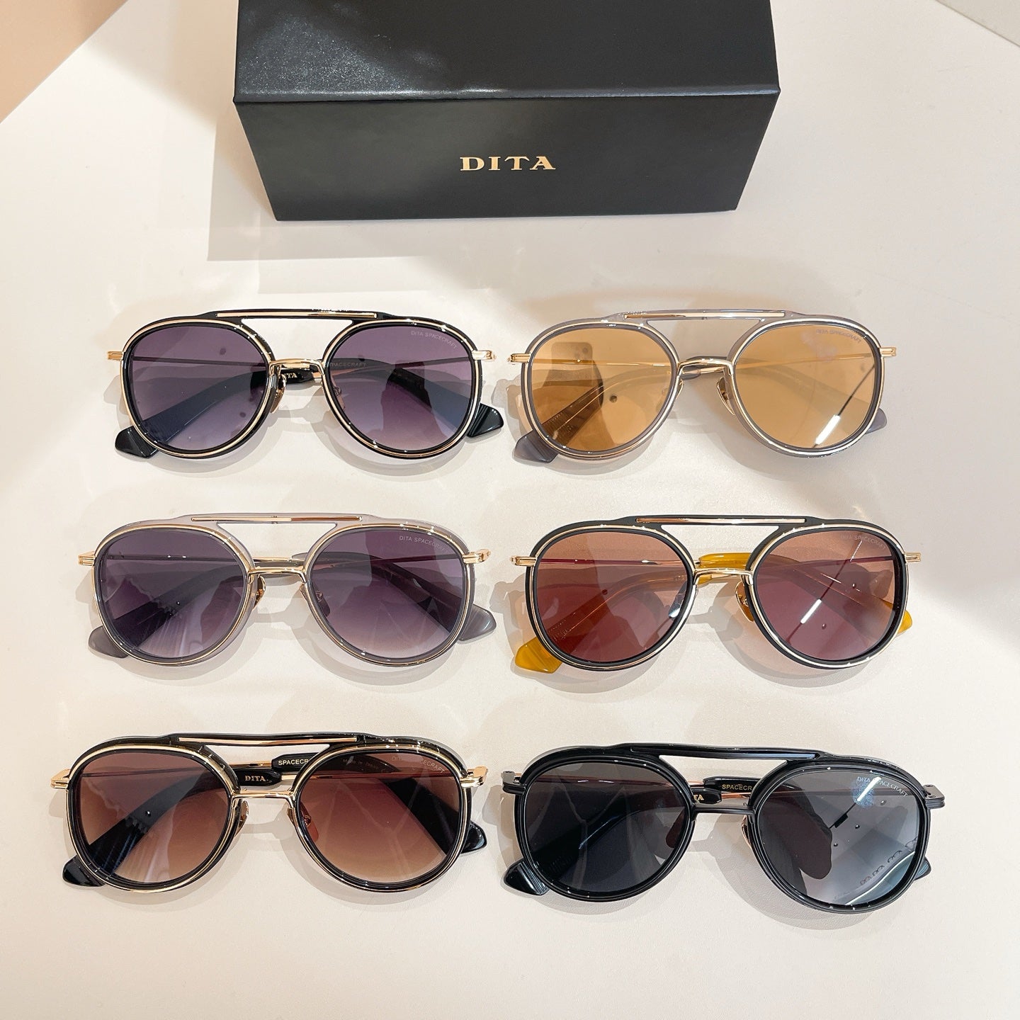 6 colors New hot HD lenses full frame Sunglasses SPACECRAFT