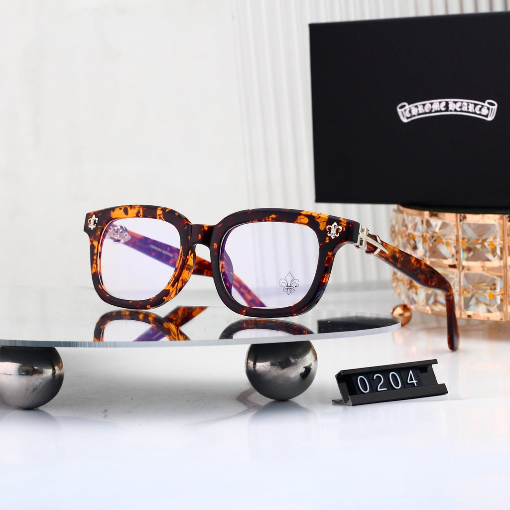 Fashion 6 Color Plain Glasses 0204