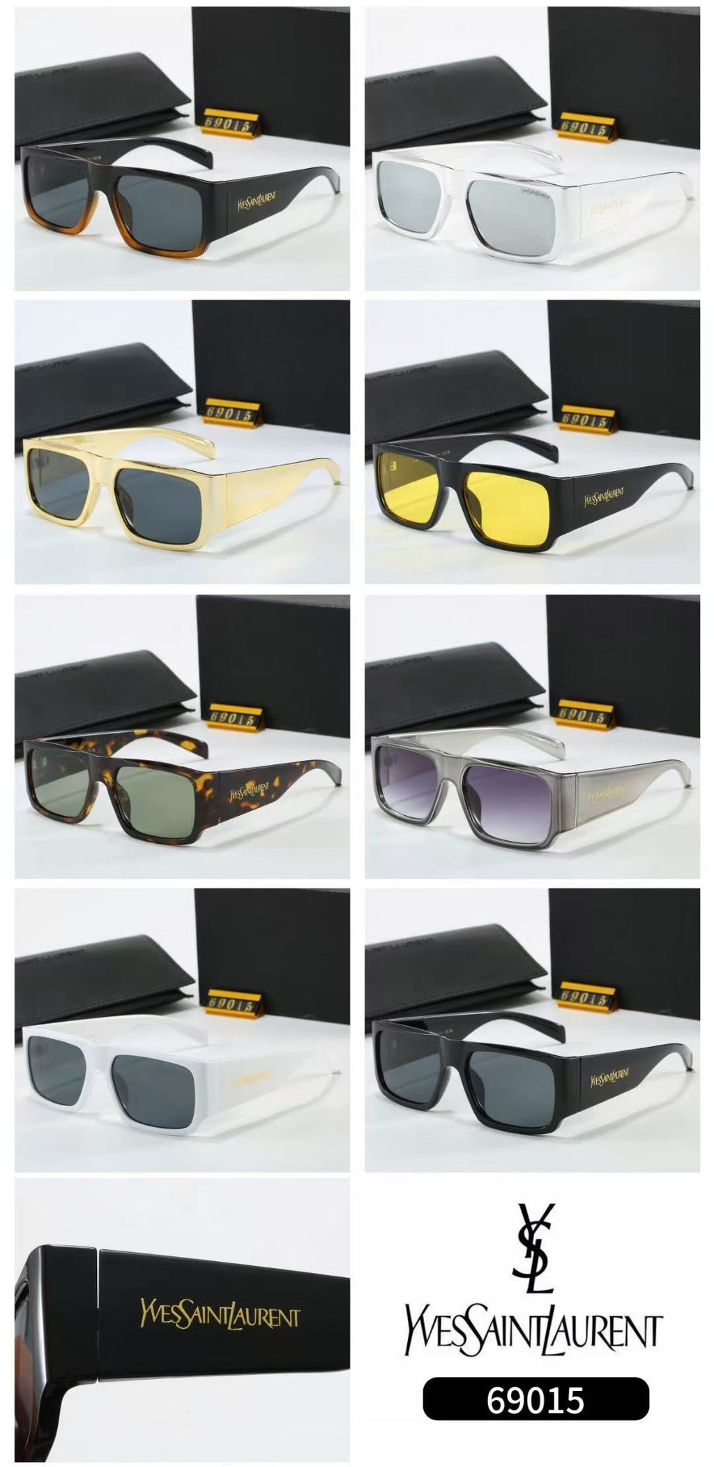 Fashion hot 8 color sunglasses 69015