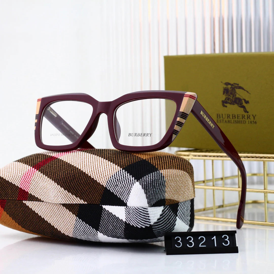 6 Color Classic Vintage Checkered Glasses B33213