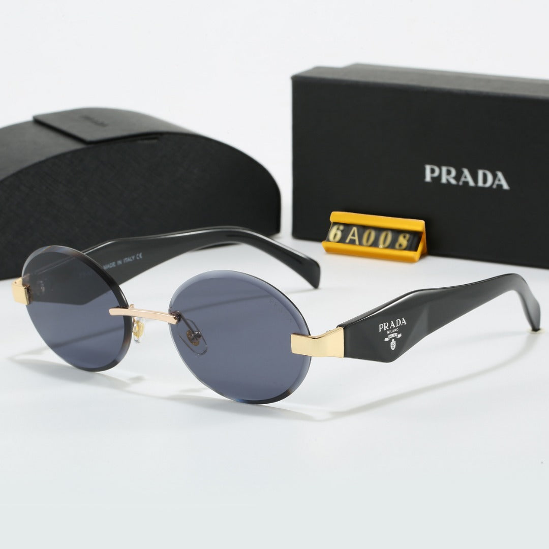 Hot sale metal frameless prism sunglasses 6A008