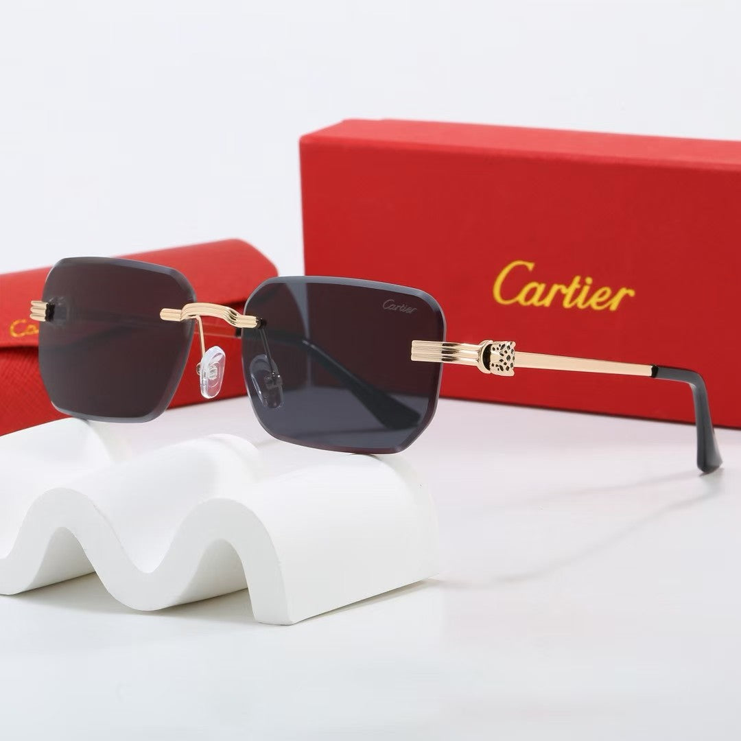 6 colors New hot HD lenses Frameless Sunglasses