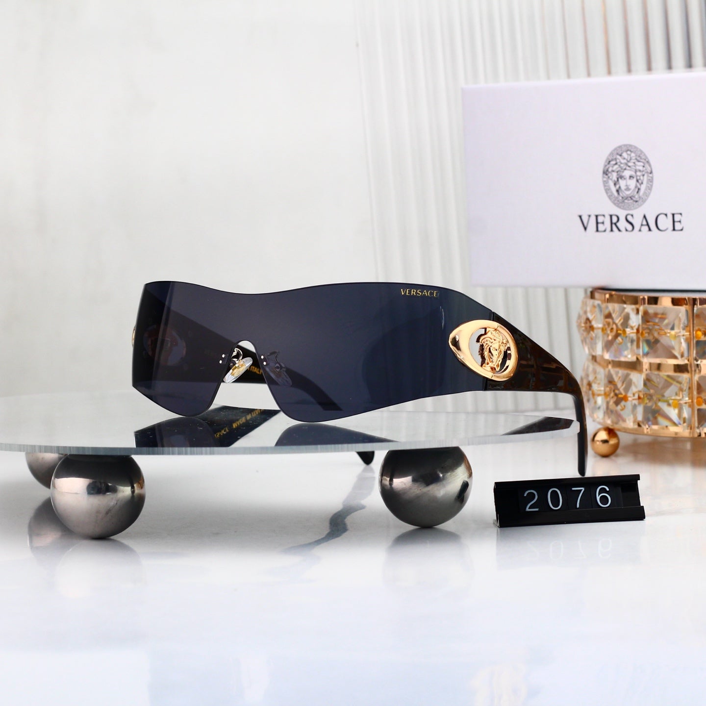 8 colors New hot HD lenses Frameless Sunglasses 25127
