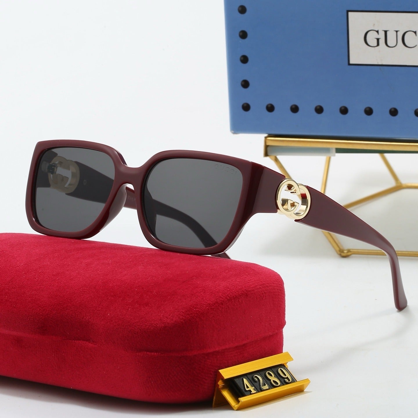 4 colors new hot full flarm sunglasses 4389