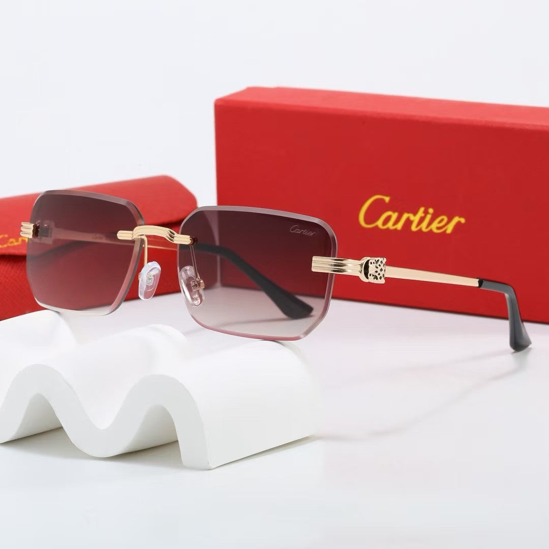 6 colors New hot HD lenses Frameless Sunglasses