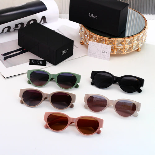 5 colors New hot HD lenses Full frame design sunglasses 6158