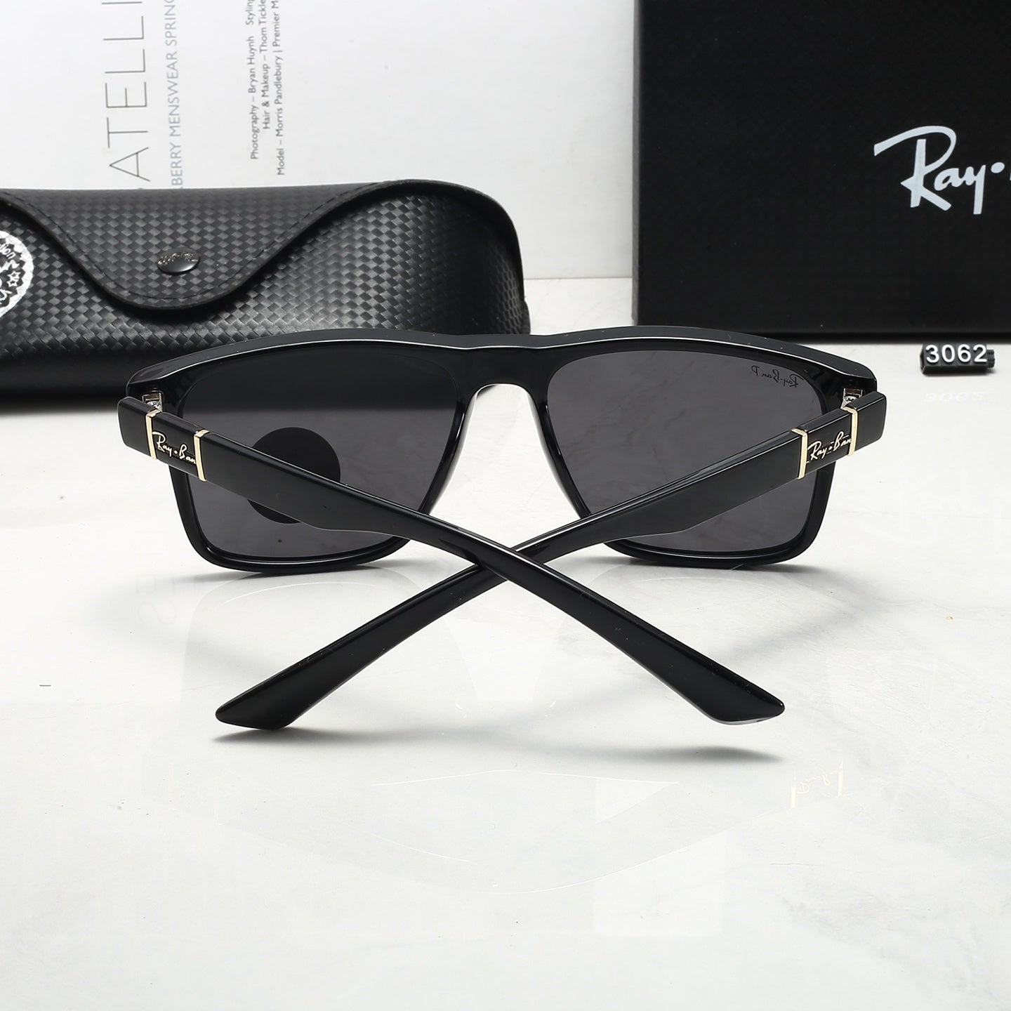 5 colors new hot full flarm sunglasses 3062