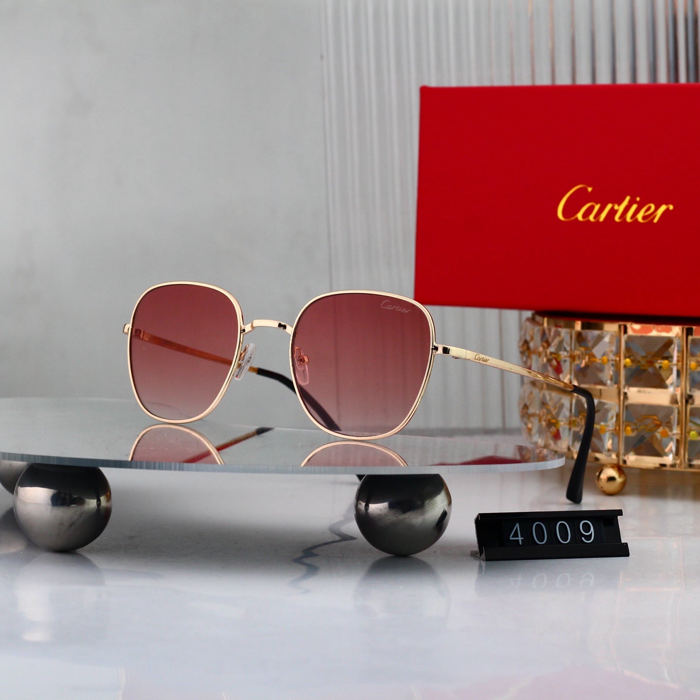 6 colors New hot HD lenses Frameless Sunglasses 4009