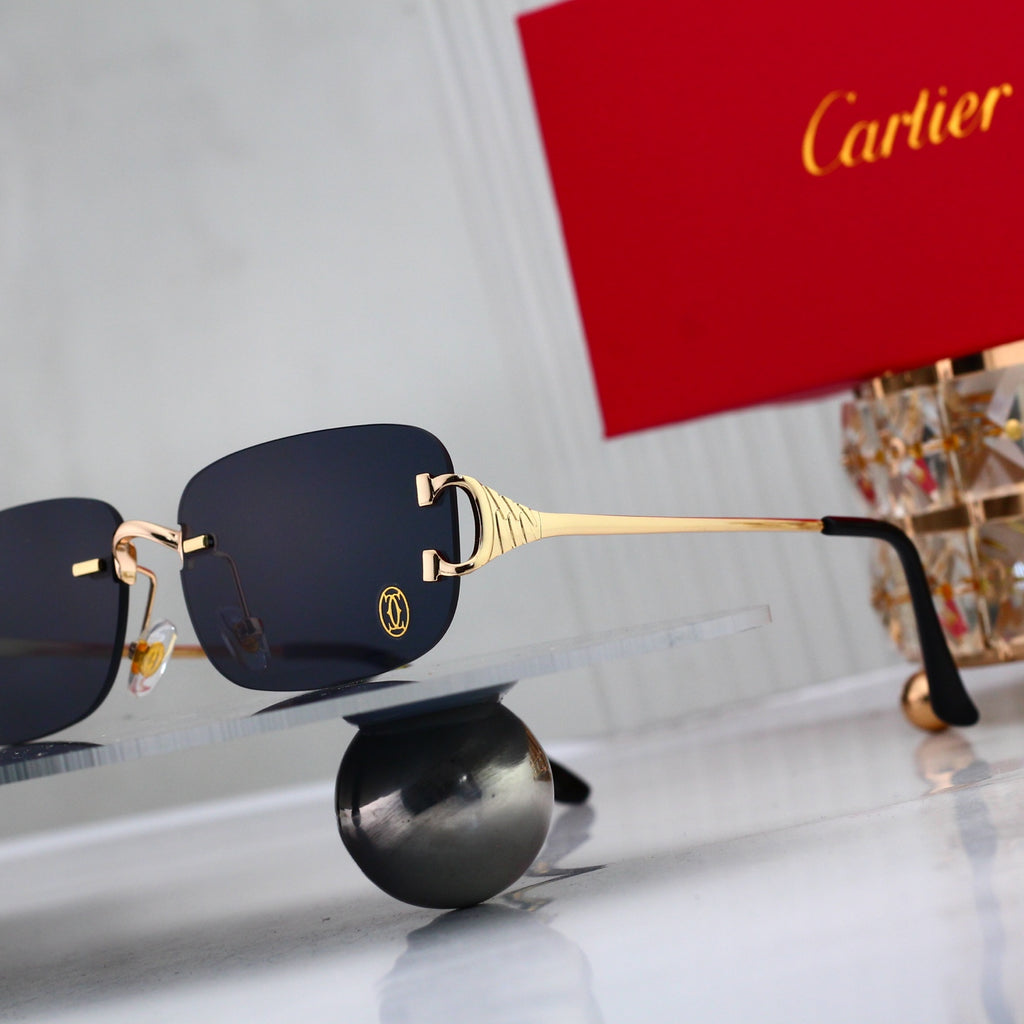 7 colors New hot HD lenses Frameless Sunglasses 4004