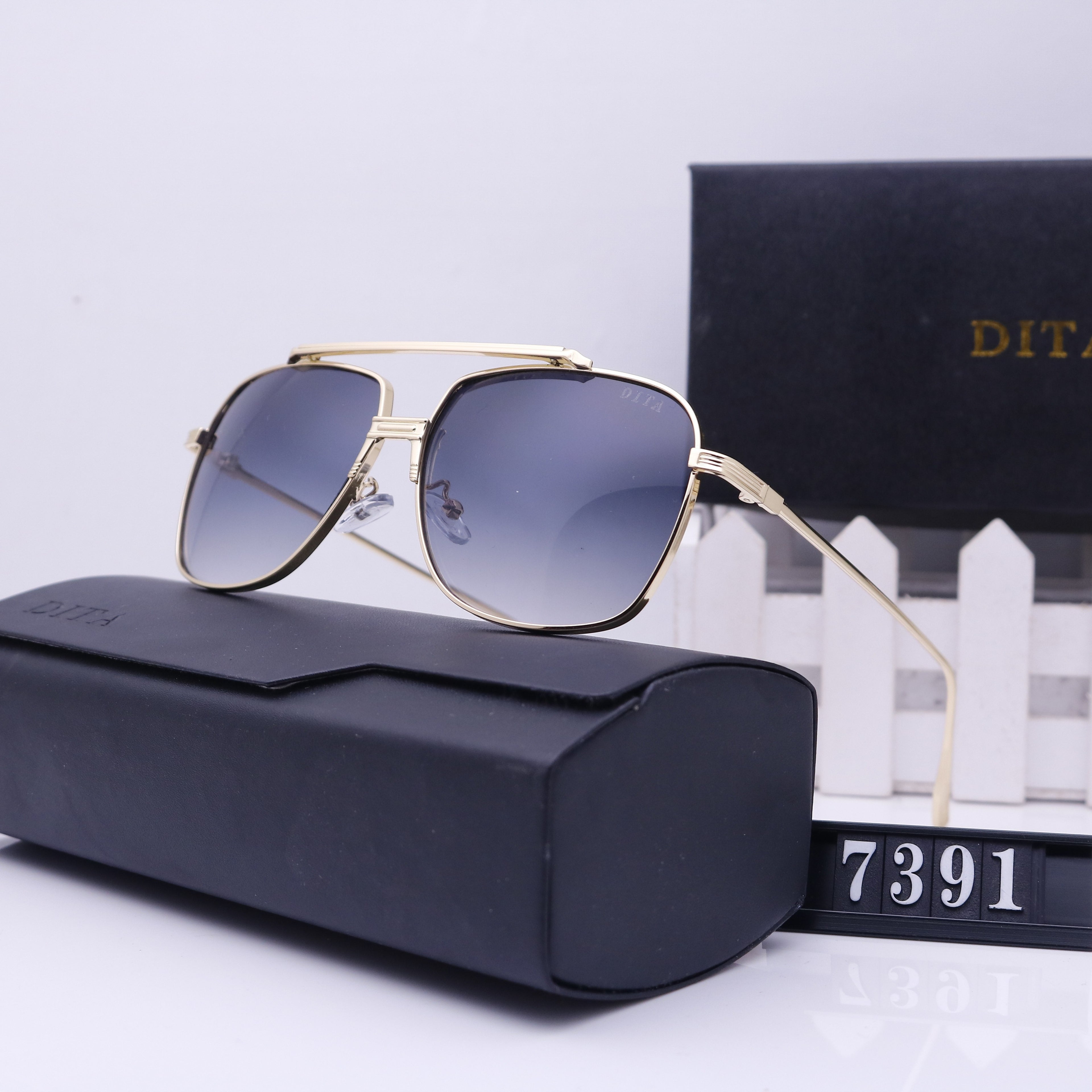 Fashion hot 6 color sunglasses 7391