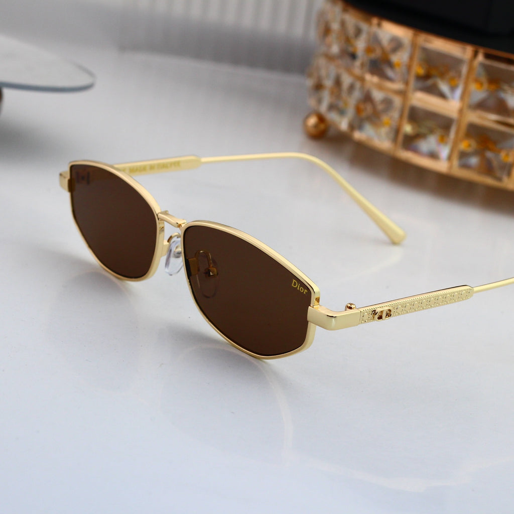 8 colours High-definition lens metal full-frame sunglasses 4096