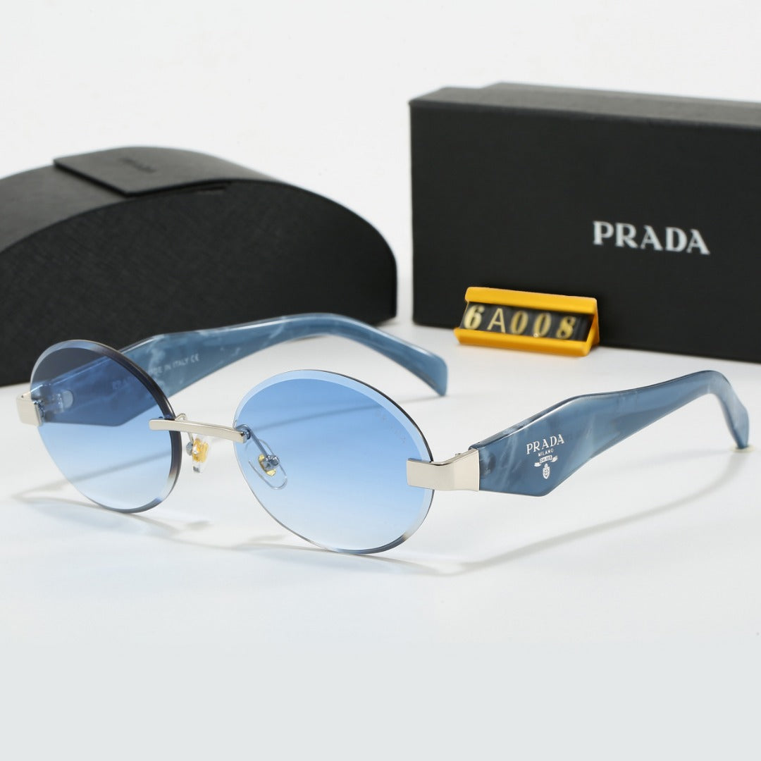 Hot sale metal frameless prism sunglasses 6A008