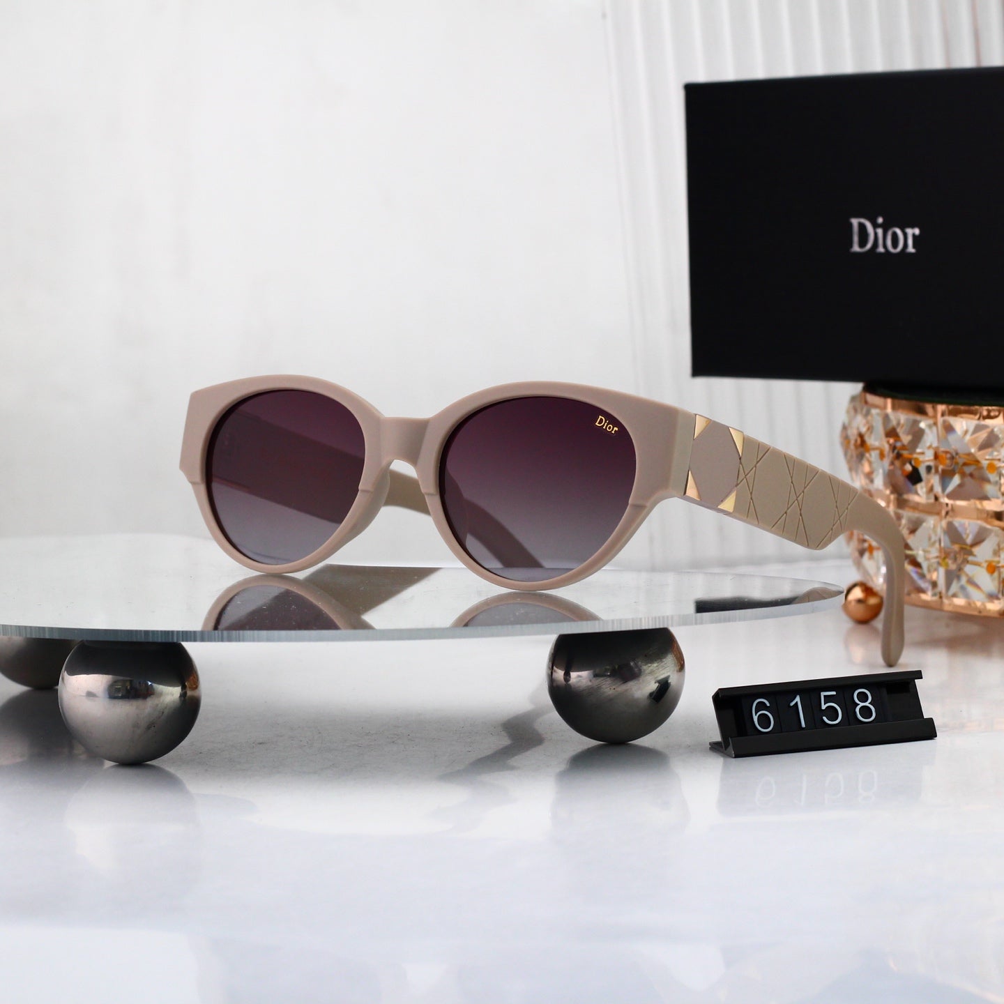 5 colors New hot HD lenses Full frame design sunglasses 6158