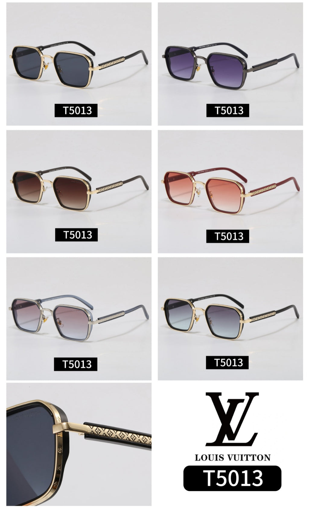 Fashion hot 6 color sunglasses 5013