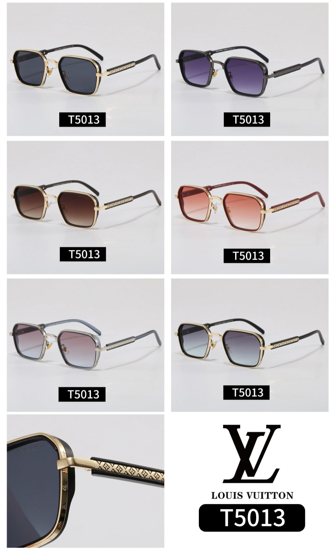 Fashion hot 6 color sunglasses 5013