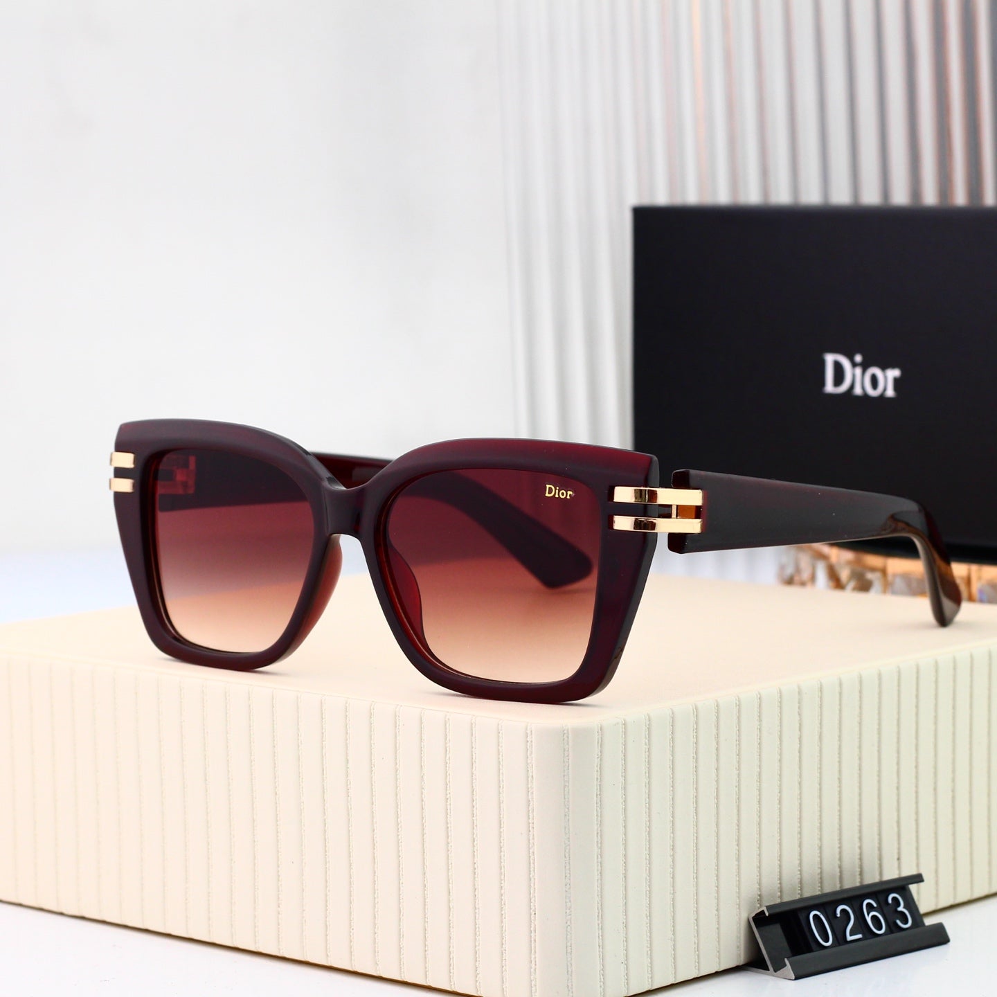6 colors New hot HD lenses Full frame design sunglasses 0263P