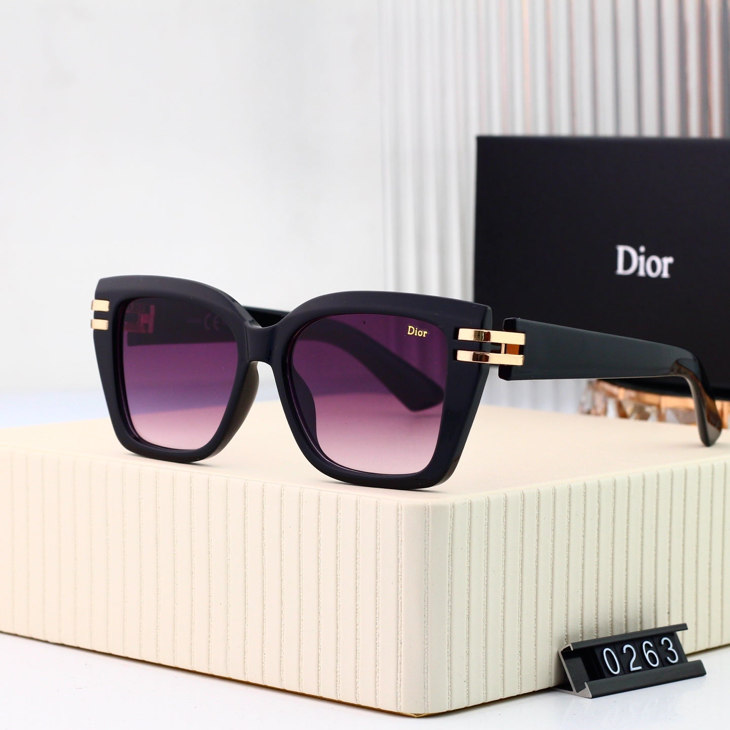 6 colors New hot HD lenses Full frame design sunglasses 0263P